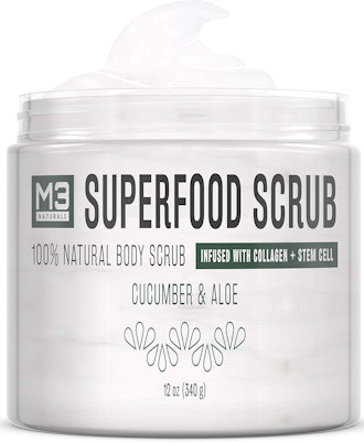 M3 Naturals Superfood Scrub infused with Collagen and Stem Cell
