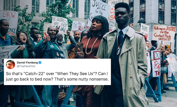 'When They See Us' fans tweeted their surprise at the Golden Globes snubbing the miniseries.