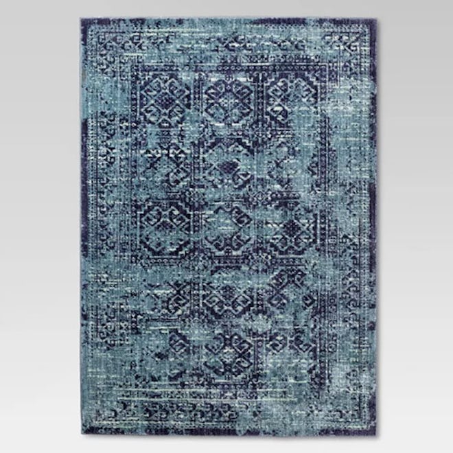 Overdyed Persian Area Rug