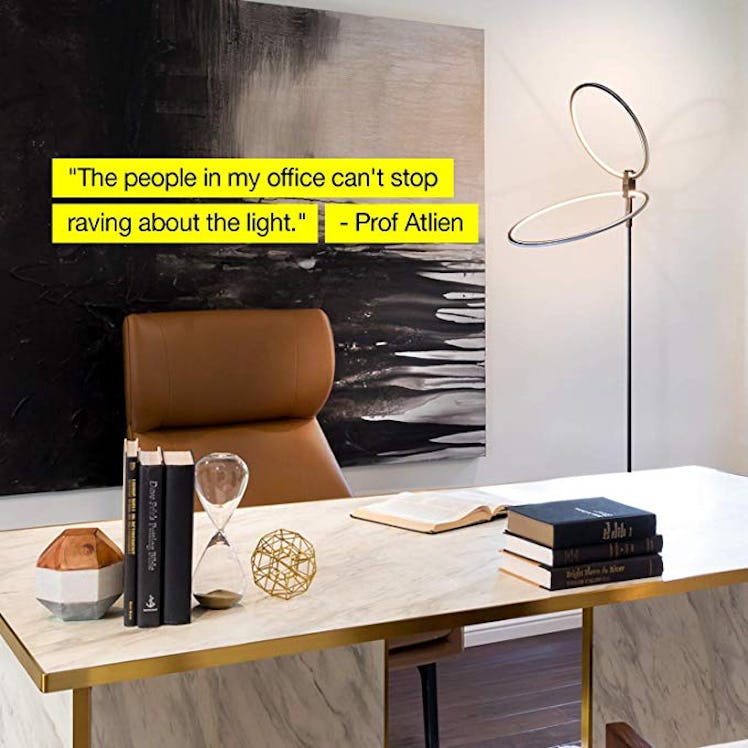 Brightech Eclipse Modern LED Torchiere Floor Lamp