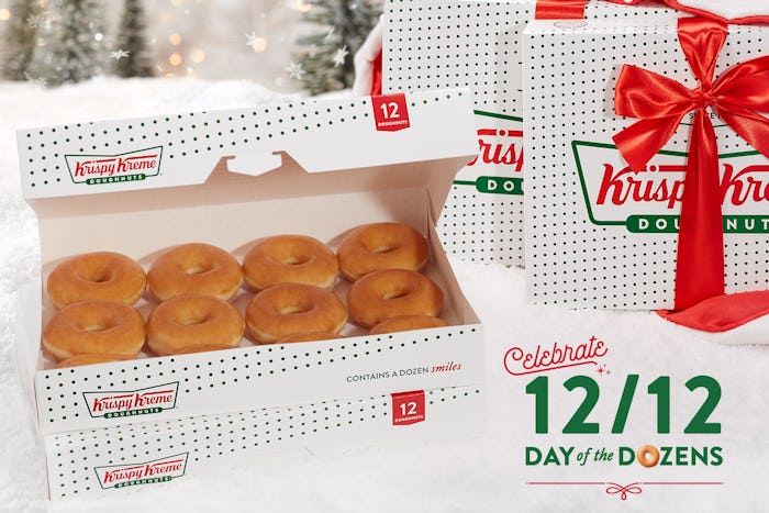 Krispy Kreme's Day of the Dozens deal returns 12/12.
