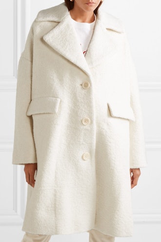 Fenn Oversized Wool-Blend Bouclé Coat