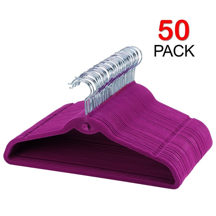 Heavy Duty Velvet Suit Hangers (Pack of 50)