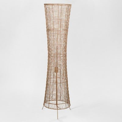 rattan floor lamp target