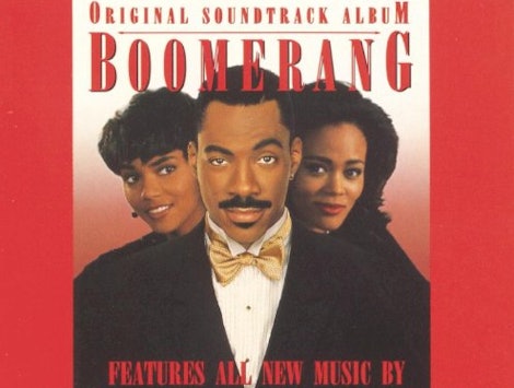 The cover of the original soundtrack for Boomerang