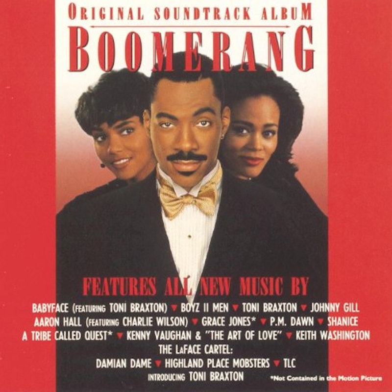The cover of the original soundtrack for Boomerang