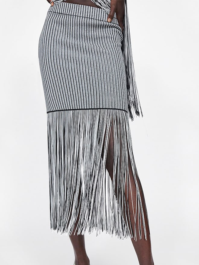 Skirt With Fringe