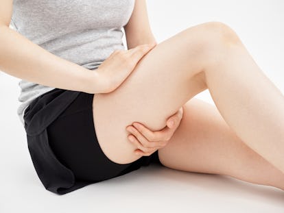 What Does Period Pain In Your Thighs Mean? It's All To Do With This Specific Chemical What Does Period Pain In Your Thighs Mean? It's All To Do With This Specific Chemical