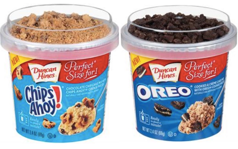 Chips Ahoy! & Oreo Cakes For One From Duncan Hines Are Here To Change