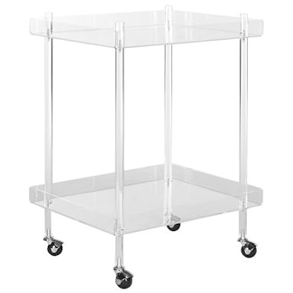 Acrylic Bar Cart