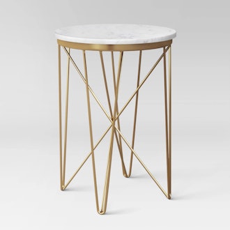 Project 62™ - Marble Top Round Table Gold 