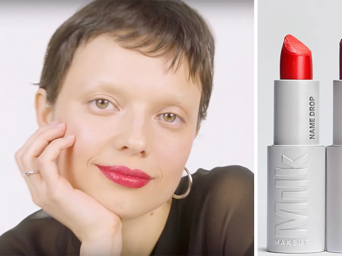 milk makeup lip color c.r.e.a.m nude mauve & Plum Lipsticks: Matte, Satin & Shades one cream blush and lip color formulated with hydrating ingredients for buildable MILK MAKEUP Lip Color Lipstick