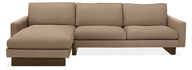 Hess 104" Sofa with Left-Arm Chaise in Desmond Oatmeal