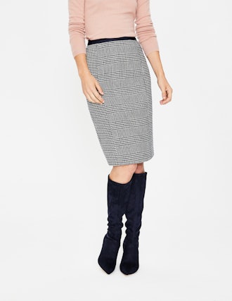 British Tweed Pencil Skirt