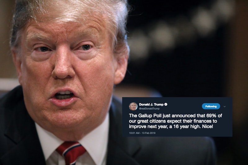 Trump Called A 69 Percent Poll Nice People Think He Killed The Meme