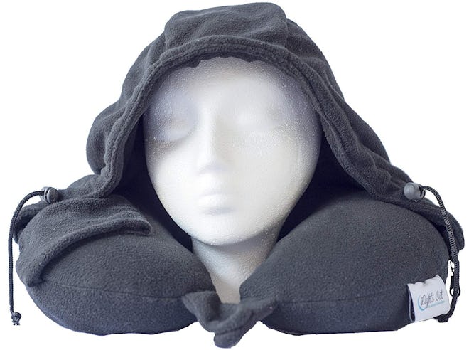 Lights Out Hoodie Travel Pillow