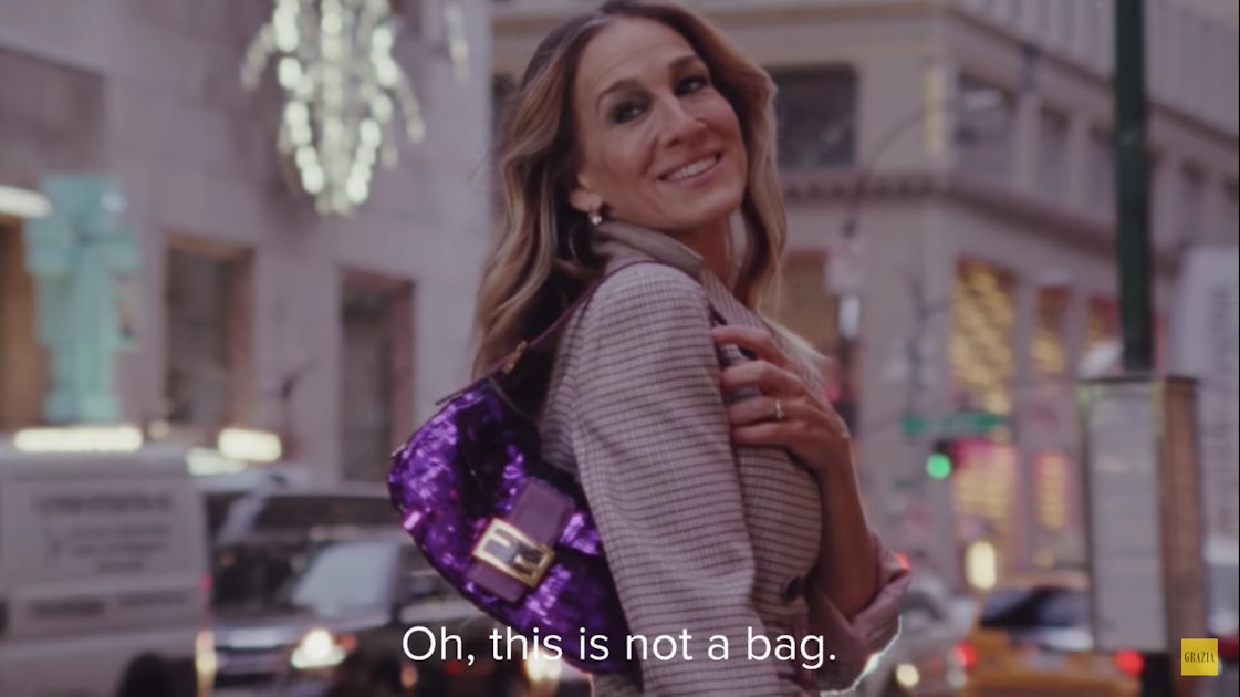 The iconic Fendi baguette bag is back, with the help of Carrie Bradshaw