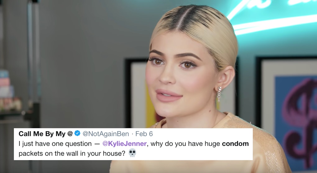 Kylie Jenner S Condom Wall Has Fans Asking So Many Questions