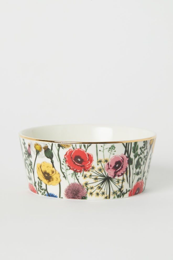 Porcelain Bowl With Motif