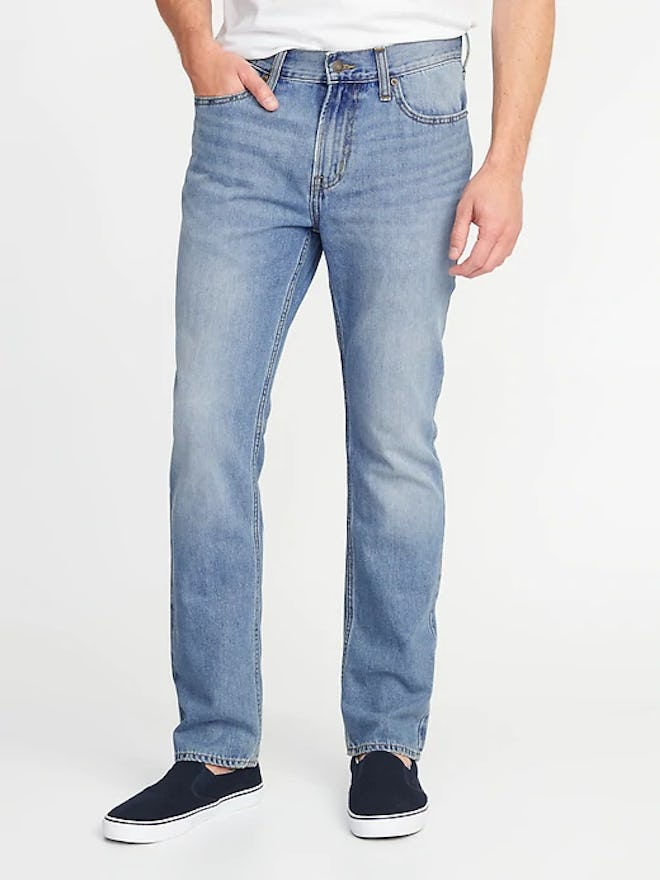 Men's Straight Rigid Jeans