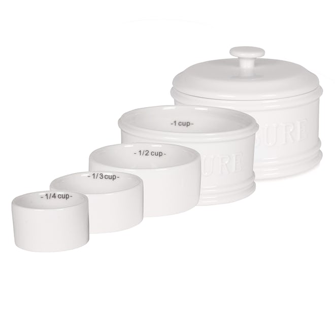 Everyday White® Bistro White 5-Piece Nested Measuring Cup Set