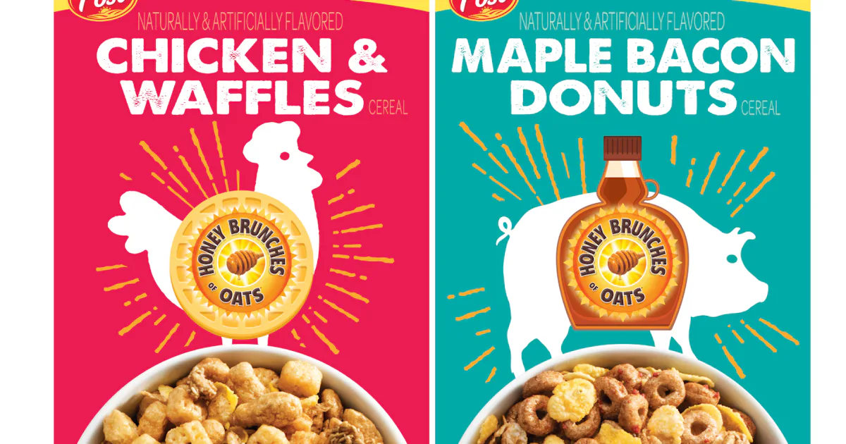Post S Chicken Waffles Maple Bacon Donuts Flavored Cereals At Walmart Are Game Changers Post S Chicken Waffles Maple Bacon Donuts Flavored Cereals At Walmart Are Game Changers