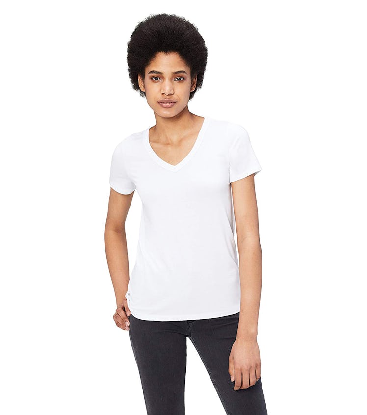 Daily Ritual Women's Short-Sleeve V-Neck T-Shirt