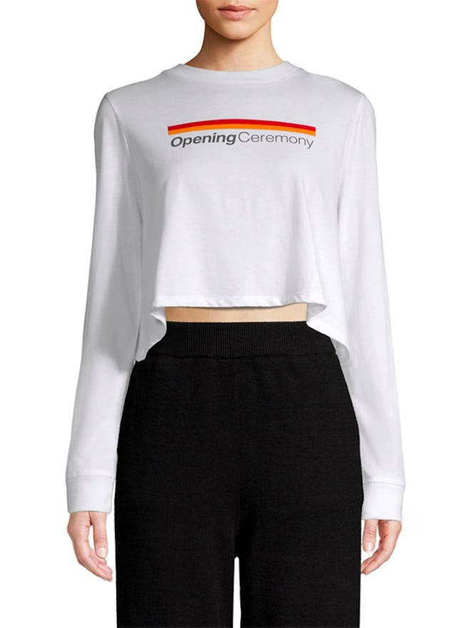 Cropped Graphic T-Shirt