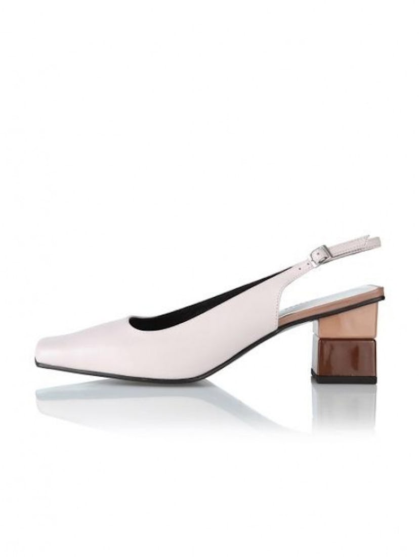 Square- Toe Pumps