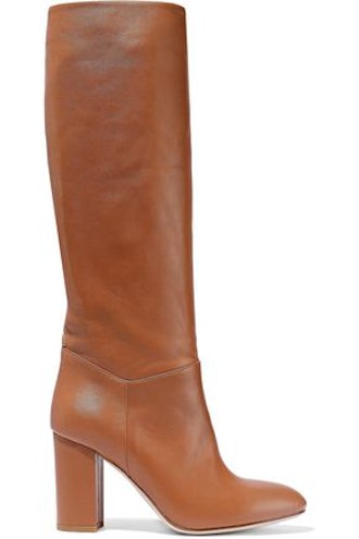 Ruby Leather Knee Boots