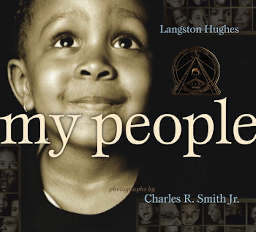 The cover of 'My People' by Langston Hughes, illustrated by Charles R. Smith Jr.