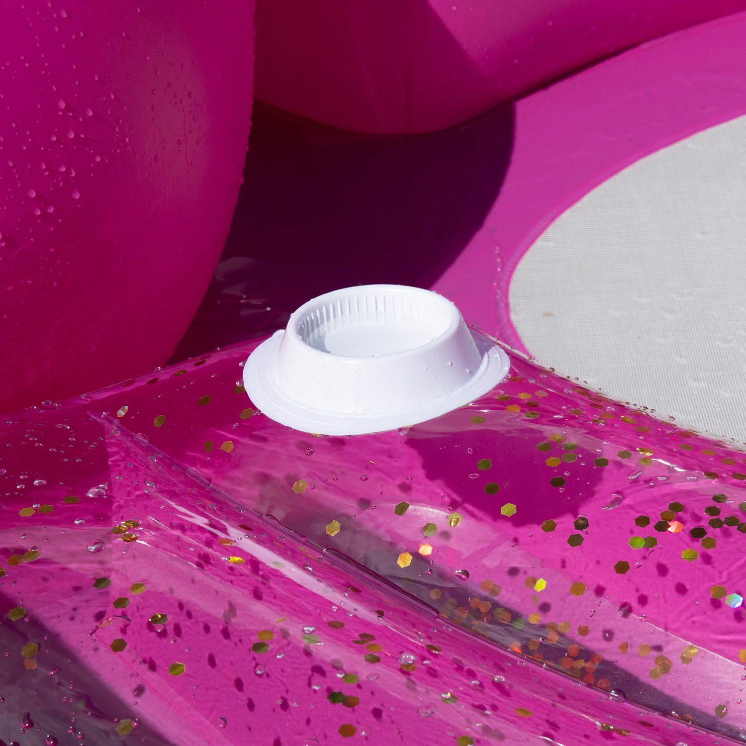 fanciful flamingo float