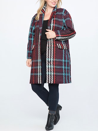 Plaid Car Coat