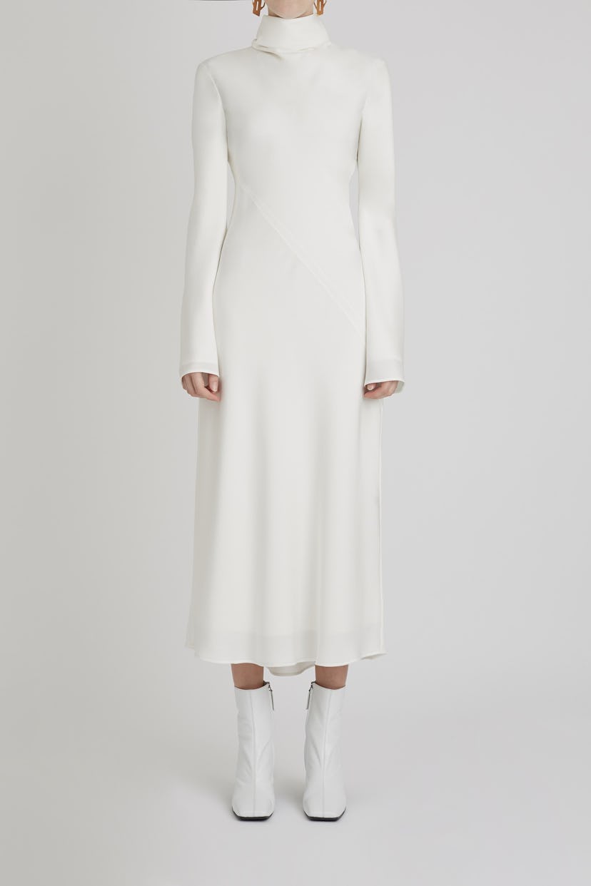 Gotham Cowl Midi Dress