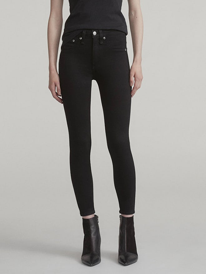 High Rise Ankle Skinny