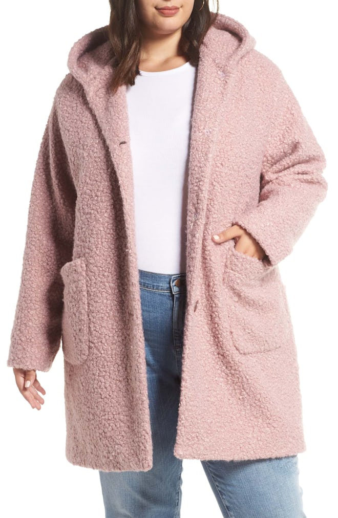 Halogen Hooded Coat Plus Size