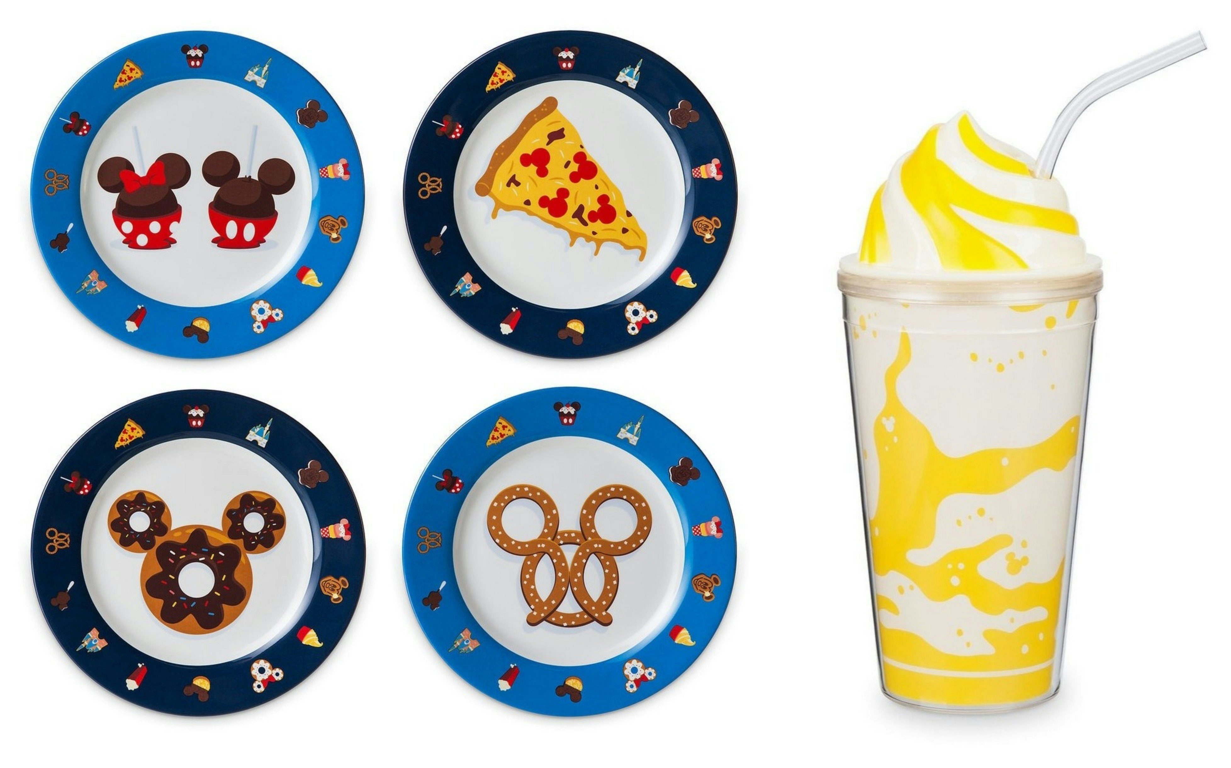 Disney Parks Mickey Sweet Treats Food Icons Pretzel Churros Crew Socks ~ NWT 