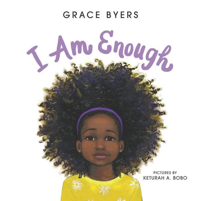 The cover of 'I Am Enough' by Grace Byers