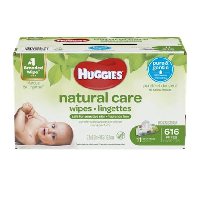 Huggies Natural Care Baby Wipes Pop-Tops (Choose Your Count)