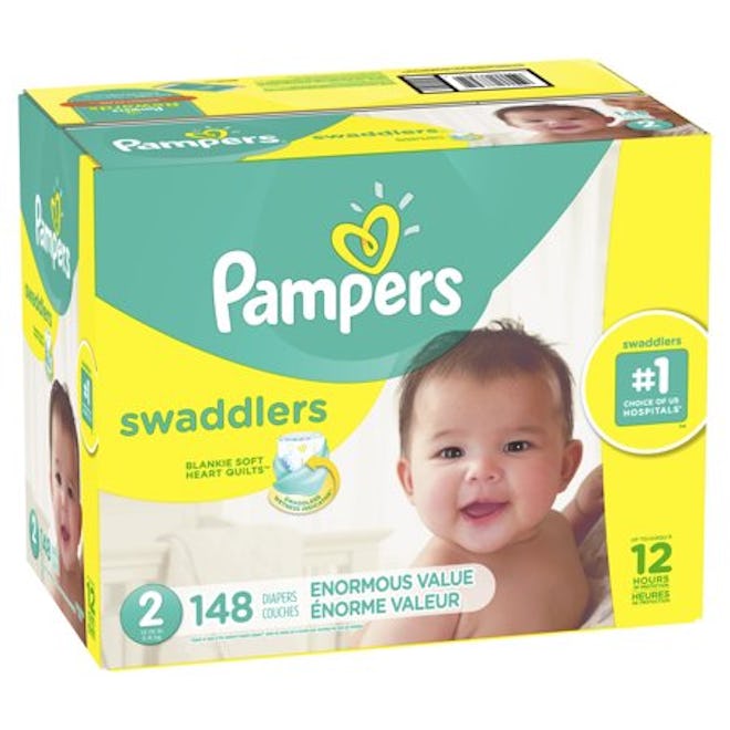 Pampers Swaddlers Diapers (148 Count) 