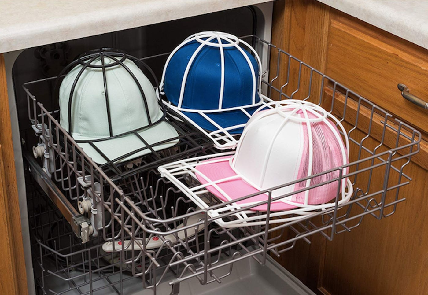 baseball cap cleaning cage