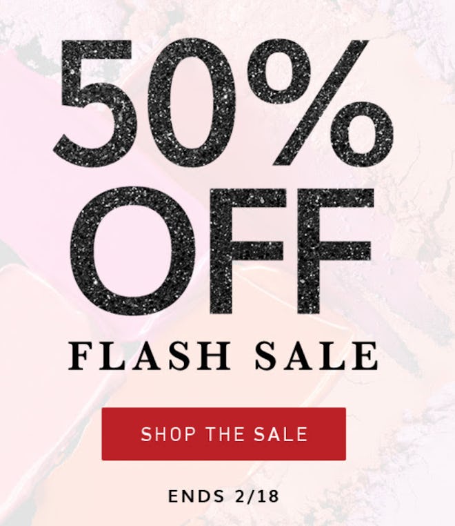 50% Off Flash Sale