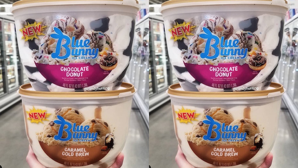 Blue Bunny's Chocolate Donut & Caramel Cold Brew Ice Cream Flavors Are ...