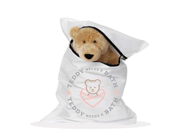 Teddy Needs A Bath Washer Bag For Stuffed Animals