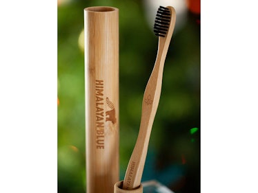 Himalayan Blue Organics Bamboo Charcoal Toothbrush