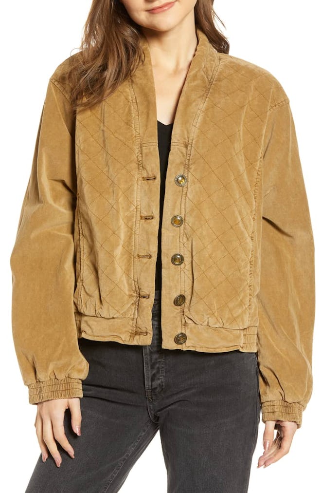Free People Main Squeeze Quilted Jacket