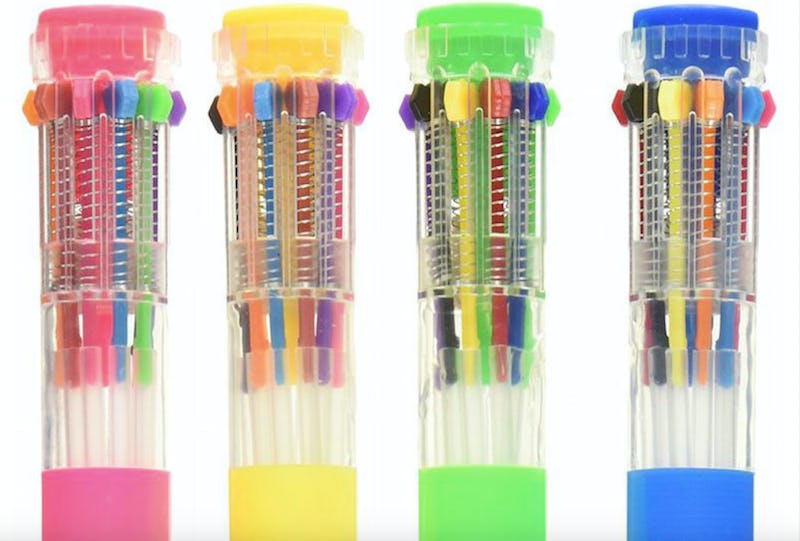 10-Color Rainbow Pens From The '90s Are Back & You Can Buy Them