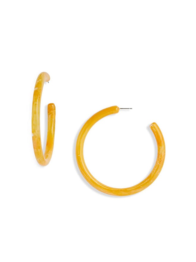 Large Geneva Tubular Hoop Earrings