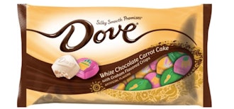 Dove Easter White Chocolate Carrot Cake