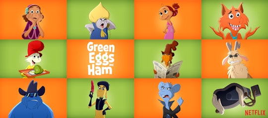 A cover with characters from 'Green Eggs & Ham'